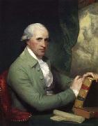 Benjamin West As painted by Gilbert Stuart, oil painting reproduction
